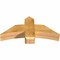 Ekena Millwork Bellingham Rough Sawn Timber Gable Bracket, Western Red Cedar, 36"W x 16"H x 6"D x 6"F, 11/12 Pitch GBW036X16X0606BEL00RWR - alternate 3
